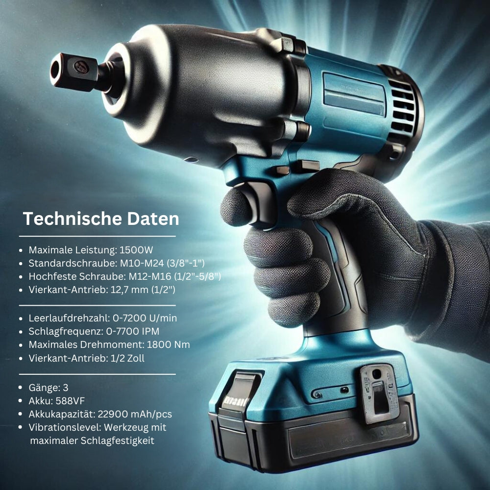 ProTorque - Impact wrench with 1800 Nm